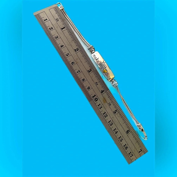 Brighton Bracelet "You make my heart sing" engraved Two Toned bracelet - Picture 4 of 4